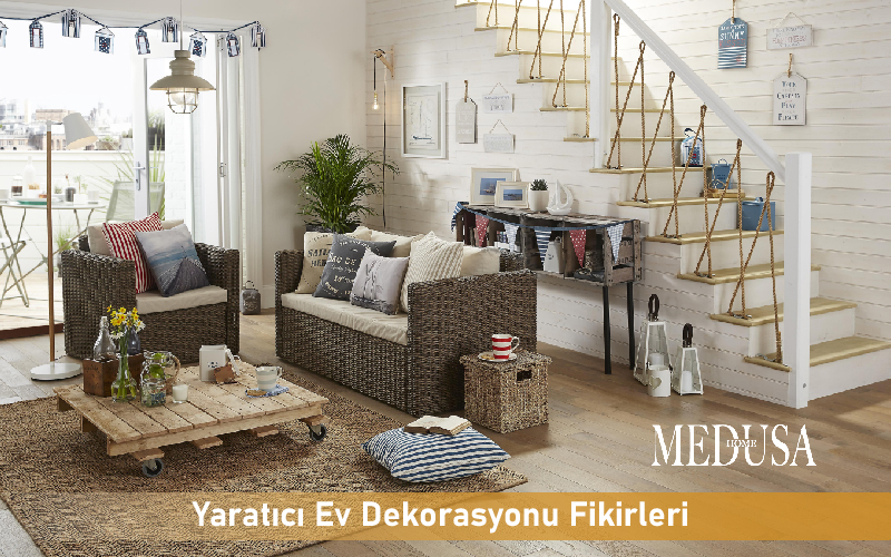 Yaratıcı Ev Dekorasyonu Fikirleri