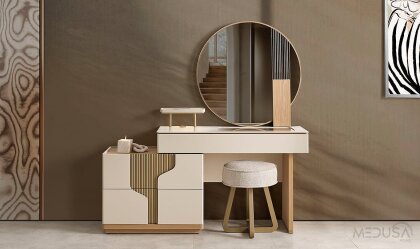 Medusa Home - Ada Meşe Şifonyer
