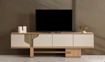 Medusa Home - Ada Meşe Tv Ünitesi