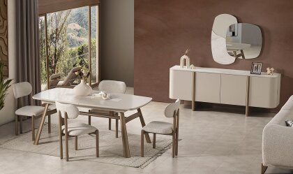 Medusa Home - Ahuse Bronz Yemek Odası
