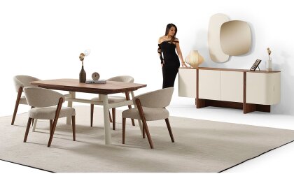 Medusa Home - Ahuse Ceviz Yemek Odası