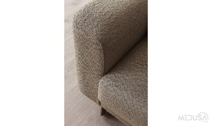 Medusa Home Mobilya - Alessa Kahve Üçlü Koltuk