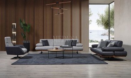 Medusa Home Mobilya - Alexa Koltuk Takımı - Yataklı Koltuk Takımları