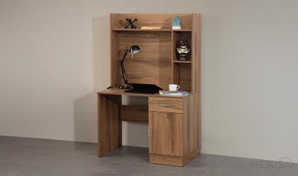 Medusa Home Mobilya - Alfa Ceviz Çalışma Masası - Çalışma Masaları