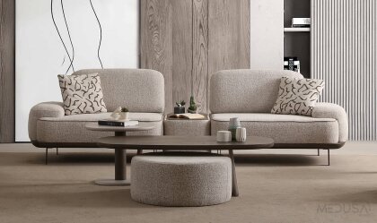 Medusa Home - Alpha Sehpalı Üçlü Koltuk