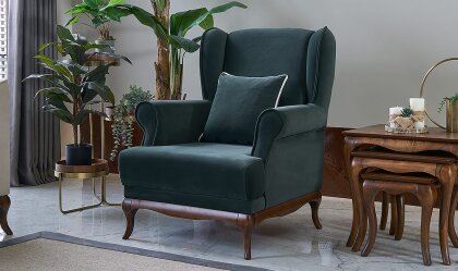 Medusa Home - Art Walnut Berjer