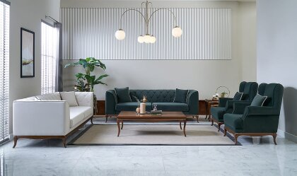 Medusa Home - Art Walnut Koltuk Takımı