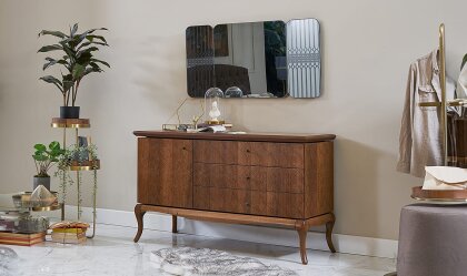 Medusa Home - Art Walnut Şifonyer