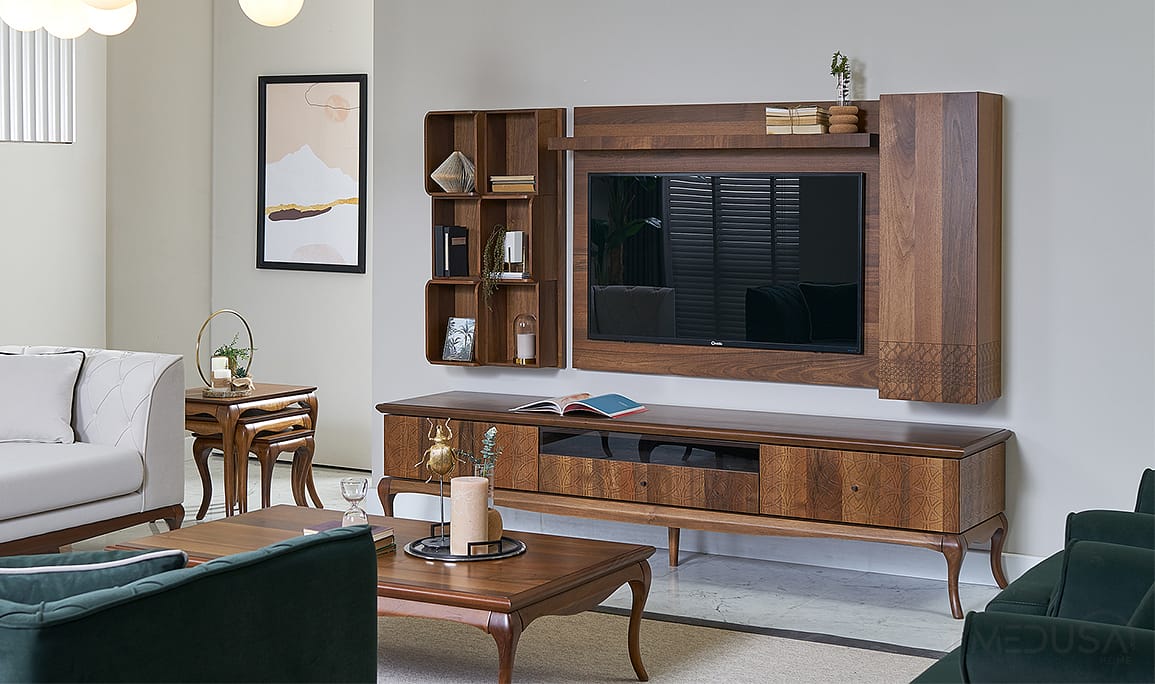 Medusa Home Mobilya - Art Walnut Tv Ünitesi