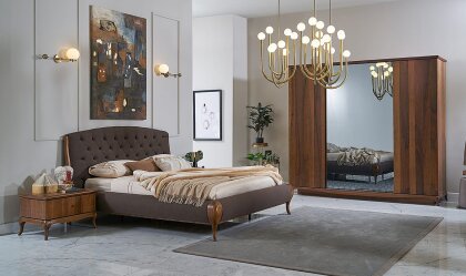 Medusa Home - Art Walnut Yatak Odası