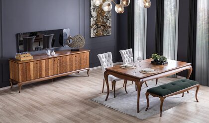 Medusa Home - Art Walnut Yemek Odası