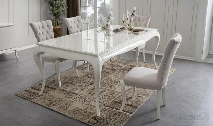 Medusa Home - Art White Yemek Masası