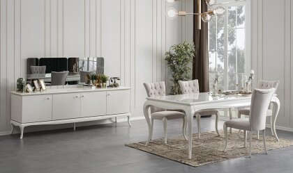 Medusa Home - Art White Yemek Odası