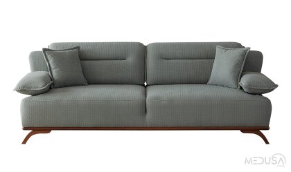 Medusa Home - Artemis Yeşil Üçlü Koltuk