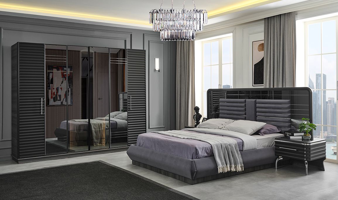 Medusa Home Mobilya - Asel Antrasit Düğün Paketi