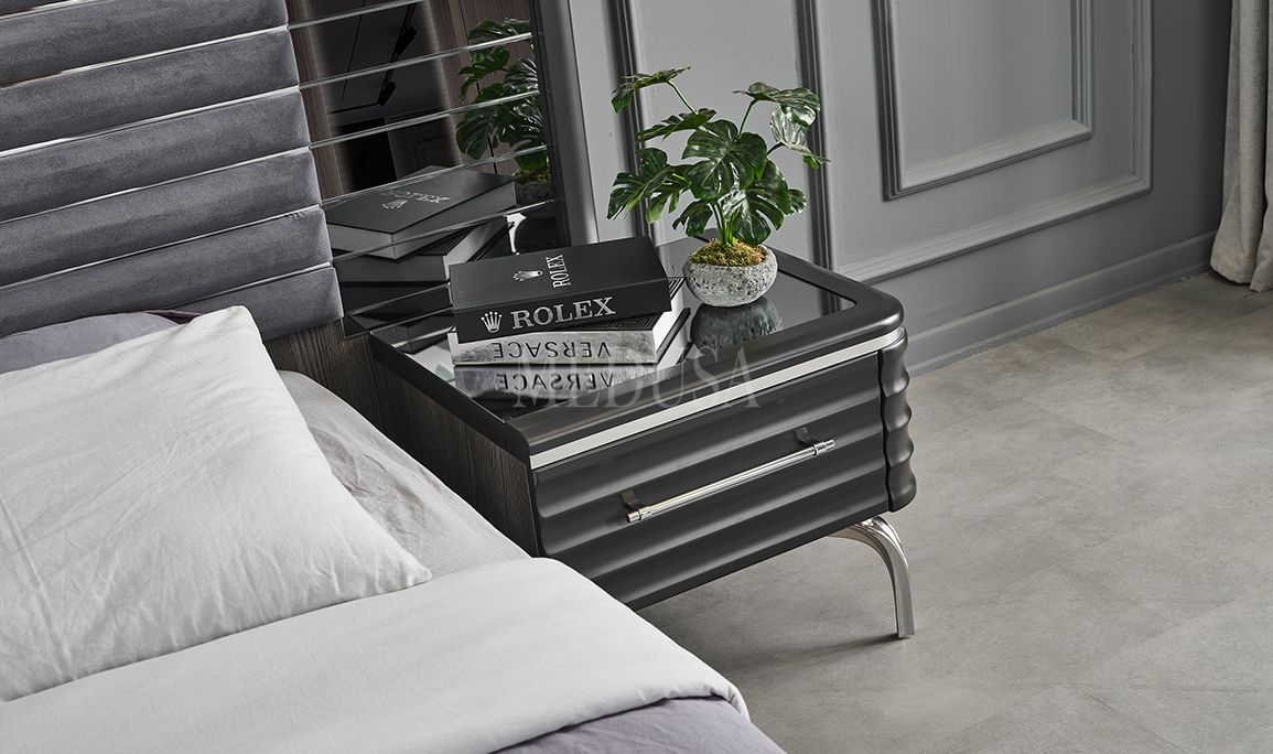 Medusa Home Mobilya - Asel Antrasit Düğün Paketi
