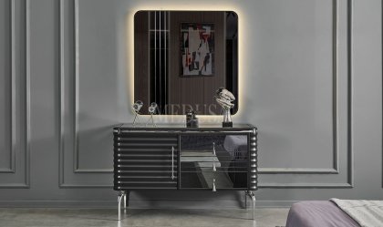 Medusa Home Mobilya - Asel Antrasit Düğün Paketi