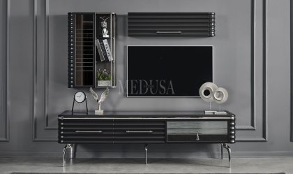 Medusa Home Mobilya - Asel Antrasit Düğün Paketi