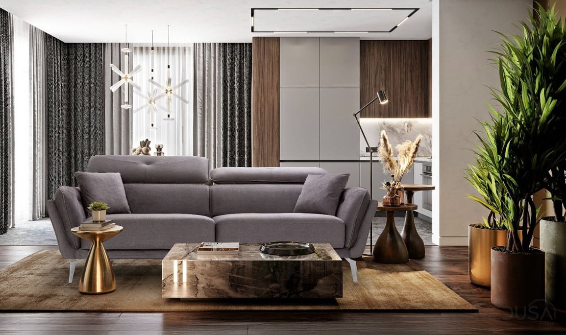 Medusa Home Mobilya - Asel Antrasit Düğün Paketi
