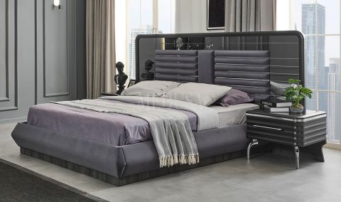 Medusa Home - Asel Antrasit Karyola