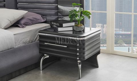 Medusa Home - Asel Antrasit Komodin