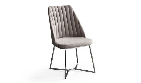 Medusa Home - Asel Antrasit Sandalye Metal Ayaklı