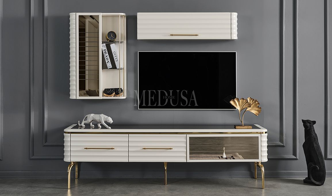 Medusa Home Mobilya - Asel Beyaz Tv Ünitesi