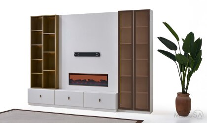 Medusa Home Mobilya - Aselina Şömineli Tv Ünitesi