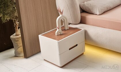 Medusa Home - Aspera Ceviz Komodin