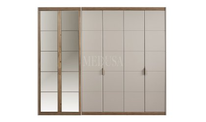 Medusa Home - Assos 6 Kapılı Gardırop (Aynalı)
