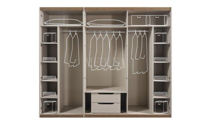 Medusa Home Mobilya - Assos 6 Kapılı Yatak Odası