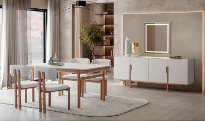 Medusa Home - Aura Natural Yemek Odası