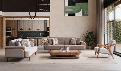 Medusa Home Mobilya - Aurora Koltuk Takımı - Modern Koltuk Takımları