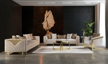 Medusa Home - Bella Gold Koltuk Takımı