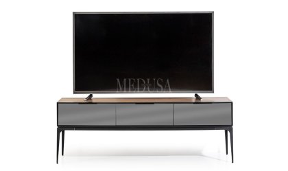Medusa Home - Black Silver Tv Sehpası