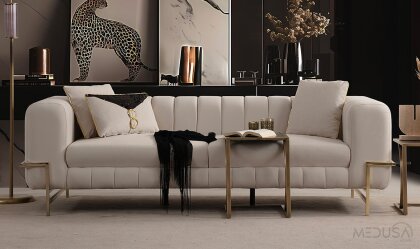 Medusa Home - Bond Luxury Üçlü Koltuk