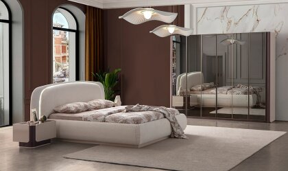 Medusa Home Mobilya - Bordolux Liquid Yatak Odası - Modern Yatak Odası