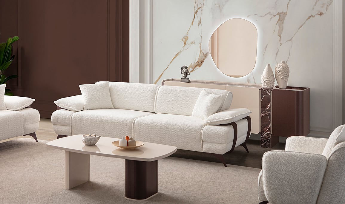 Medusa Home Mobilya - Bordolux Üçlü Koltuk