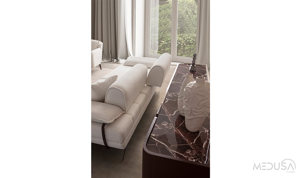 Medusa Home Mobilya - Bordolux Üçlü Koltuk