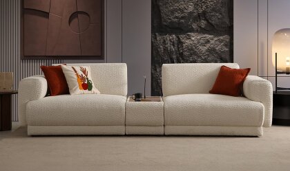 Medusa Home - Boston Sehpalı Üçlü Koltuk