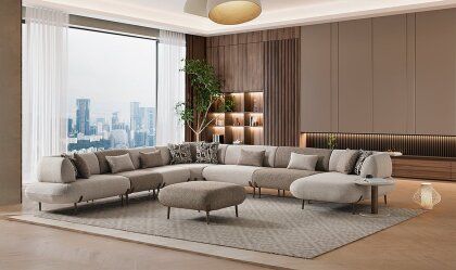 Medusa Home - Candy U Relax Yataklı Köşe Takımı