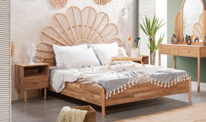 Medusa Home Mobilya - Cardiff Ahşap Karyola - Karyola Modelleri