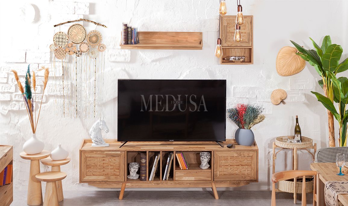 Medusa Home Mobilya - Cardiff Ahşap Tv Ünitesi