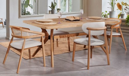 Medusa Home Mobilya - Cardiff Ahşap Yemek Masası