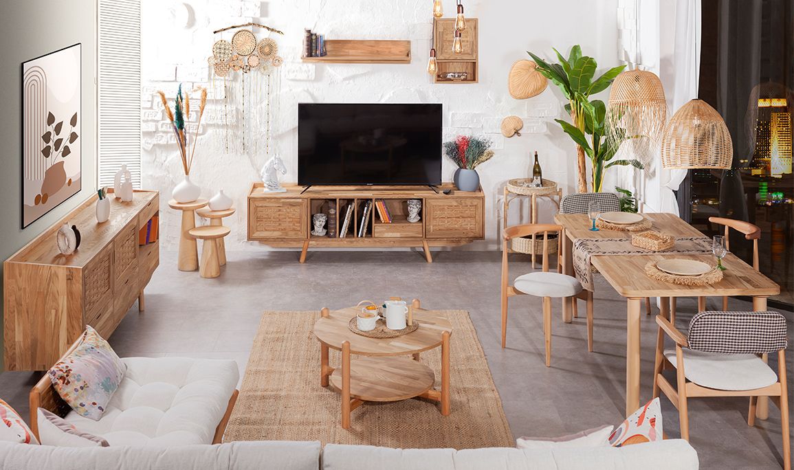 Medusa Home Mobilya - Cardiff Ahşap Yemek Odası