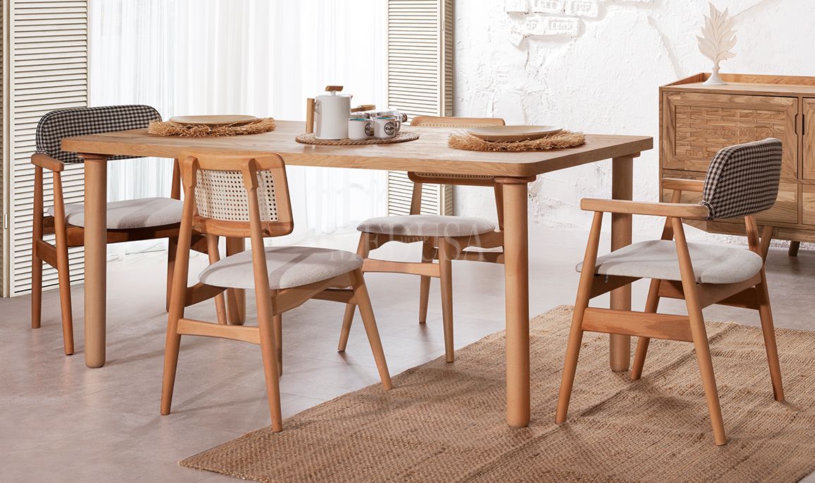 Cardiff Ahşap Yemek Odası | Medusa Home