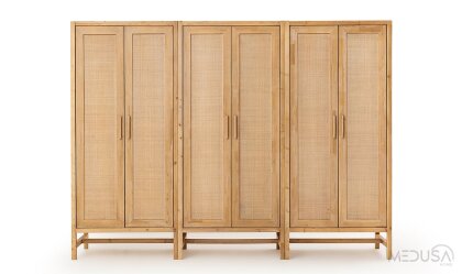 Medusa Home - Casablanca Ladin 6 Kapaklı Gardırop