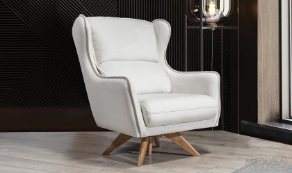 Medusa Home - Cathedra Beyaz Berjer