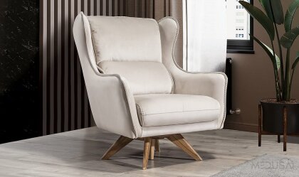 Medusa Home - Cathedra Krem Berjer