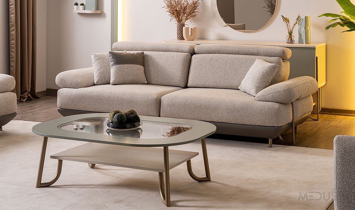 Medusa Home Mobilya - Charisma Üçlü Koltuk